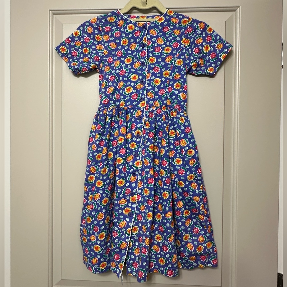 Genuine Girl Floral Blue Kids Dress